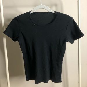 John Galt/ Brandy Melville black crop top